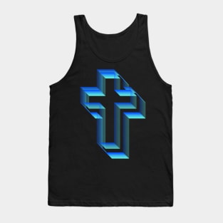 3D Cross Design †††† Tank Top